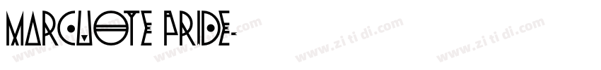 Marcuote Pride字体转换